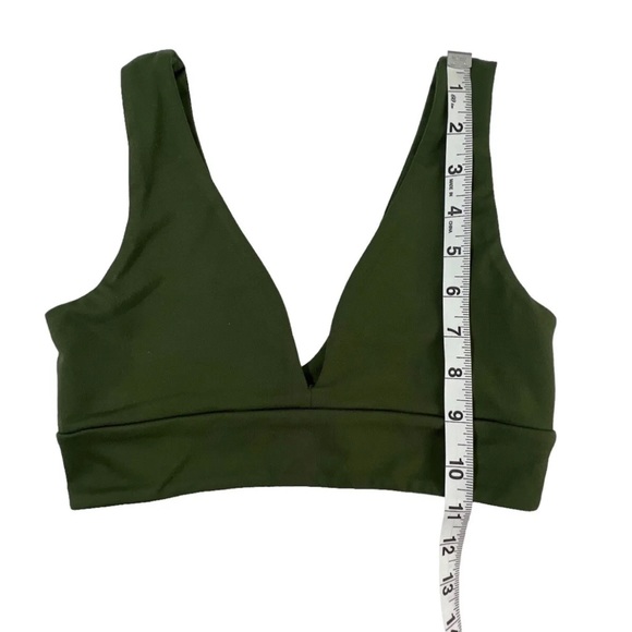 Reformation Dani Ecomove V-Neck Cross Back Bra XS stretchy - Picture 4 of 5